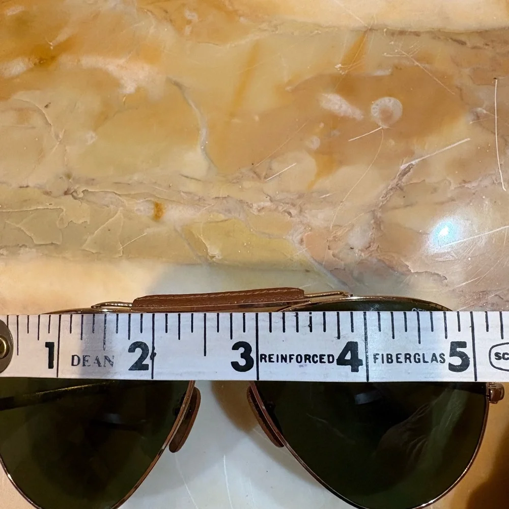 Vintage Cébé Aviator Sunglasses with Green Lenses